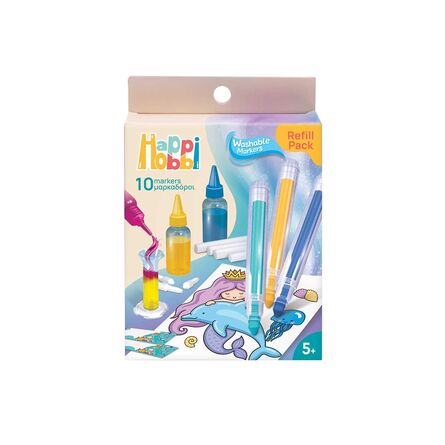 Μαρκαδόροι AS Happi Hobbi: First Steps With Crayons - Mermaid Refill Pack (1038-11031)