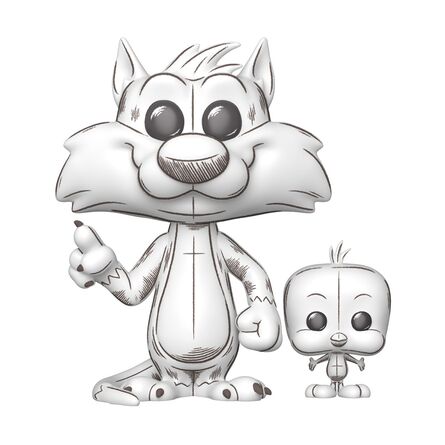 Φιγούρα Funko Pop! Looney Tunes - Sylvester & Tweety (Sketched)