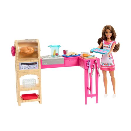 Mattel Barbie: Barbie &amp; Teresa Recipe for Friendship - Cook &amp; Create Kitchen Teresa Doll (JCT06)