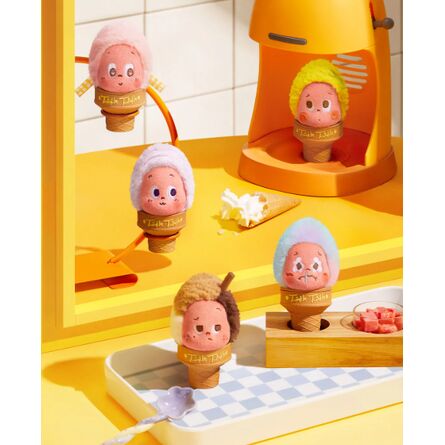 Μπρελόκ Λούτρινο Pop Mart Moon Gelato  Series Ice Cream  Blind Box (1pcs)