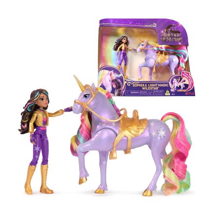 Spin Master Unicorn Academy: Sophia & Light Magic Wildstar - Mini Doll & Unicorn (6067325)