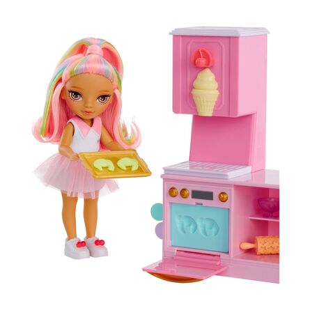MGA Rainbow High Littles: Dessert Shop with Kandy Doll Playset! (522058)