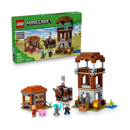 LEGO® Minecraft®: Το Οχυρό των Αρπάγων και Όλεθρος (21278)