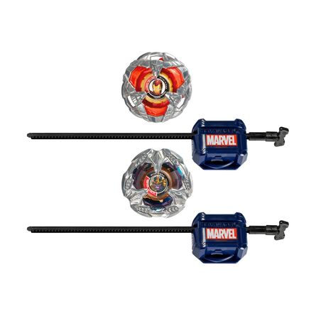 Hasbro Marvel: Bey Blade X - Iron Man 4-80B VS. Thanos 4-60P (G0287)