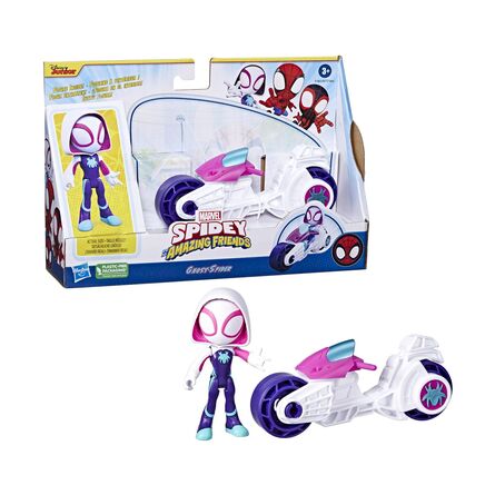Hasbro Disney Marvel: Spidey And His Amazing Friends - Ghost-Spider Motorcycle