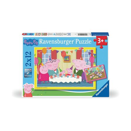 Παζλ Ravensburger Puzzle: Peppa Pig - Time To Celebrate (2x12 pcs) (12004017)