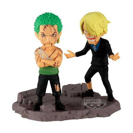 Φιγούρες Banpresto World Collectable Figure Log Stories: One Piece - Roronoa Zoro & Sanji Figures (8cm) (29523)