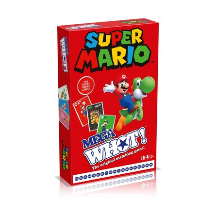 Επιτραπέζιο με Κάρτες Winning Moves: Mega Whot - Super Mario (Αγγλική Γλώσσα) (WM04006-ML1-6)