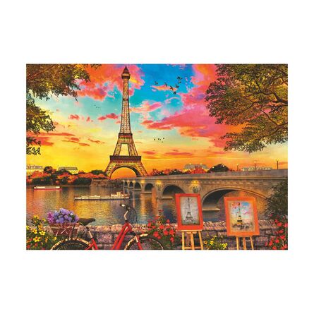 Παζλ Ravensburger Puzzle: Paris - The Banks of the Seine (1000 pcs) (12000461)