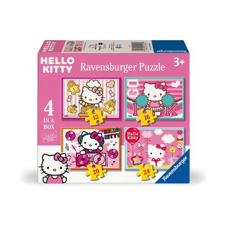 Παζλ Ravensburger Puzzle: Hello Kitty -  Dream Big, Sparkle More! (4in1) (12004158)
