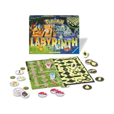 Επιτραπέζιο Παιχνίδι Ravensburger Board Game: Labyrinth - Pokemon Glow in the Dark (22839)