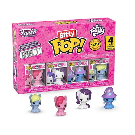 Φιγούρες Funko Bitty Pop! 4-Pack: My Little Pony - Pinkie Pie, Rarity, Trixie, Derpy
