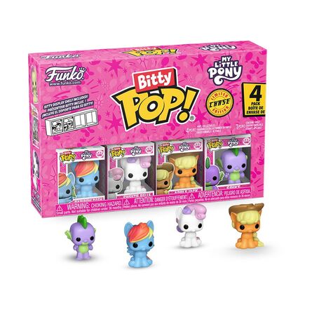 Φιγούρες Funko Bitty Pop! 4-Pack: My Little Pony - Rainbow Dash, Sweetie Belle, Applejack, Spike