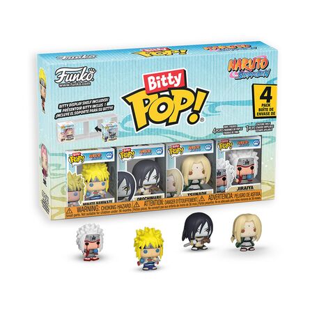 Funko Bitty Pop! 4-Pack: Naruto Shippuden - Tsunade, Minato Namikaze, Orochimaru, Jiraiya