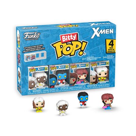 Funko Bitty Pop! 4-Pack: X-Men - Rogue, Nightcrawler, Gambit, Storm