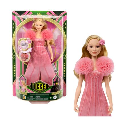 Mattel Wicked - Singing Glinda Fashion Doll (English Singing) (JLG49)