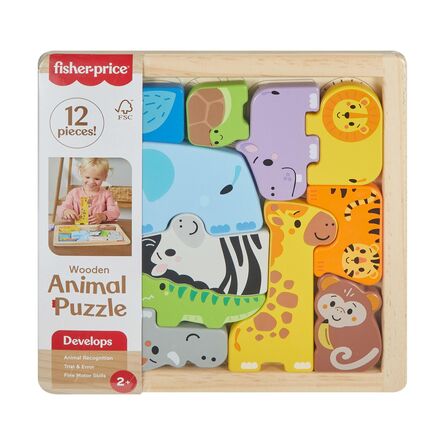 Fisher-Price®: Wooden Animal Puzzle (JFG10)
