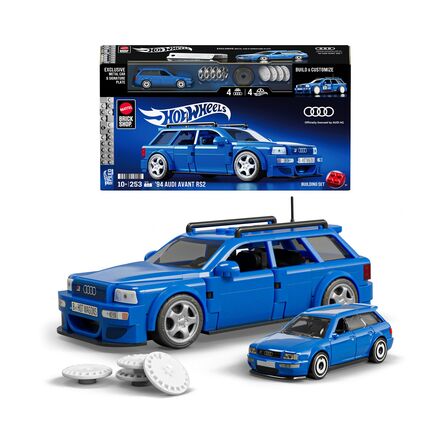 Mattel Hot Wheels: Speed Series Brick Shop - '94 Audi Avant RS2 Vehicle (JGR28)