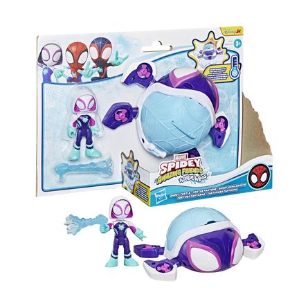 Μινιατούρα Hasbro Disney Jr. Marvel: Spidey And His Amazing Friends Waterwebs -  Ghost Turtle Figure & Vehicle  (G1466)