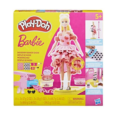 Πλαστελίνη Hasbro Play-Doh: Barbie - Designer Fashion Show (G1356)