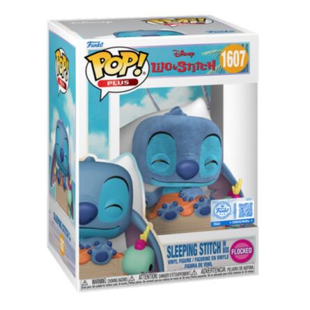 Φιγούρα Funko Pop! Lilo & Stitch - Sleeping Stitch in Box (Flocked) (Special Edition)