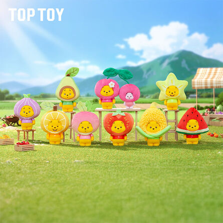 Λούτρινο Μπρελόκ Disney Winnie The Pooh - Tiny Orchard Fruit Keychain Series Blind Box (1pc) 1τμχ Τυχαία Επιλογή