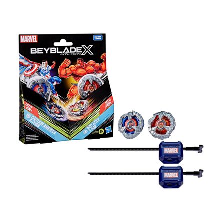 Hasbro Bey Blade: Marvel Collab - Multipack Captain America Red Hulk (G1690)