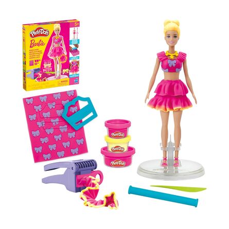 Πλαστελίνη Hasbro Play-Doh: Fashion - Barbie Designer Dolls Ruffles And Bows (G1361)