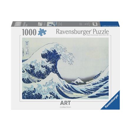 Παζλ Ravensburger Puzzle: Art Collection - The Great Wave of Kanagawa by Hokusai, Katsushika (1760-1849) (1000 pcs) (12000107)
