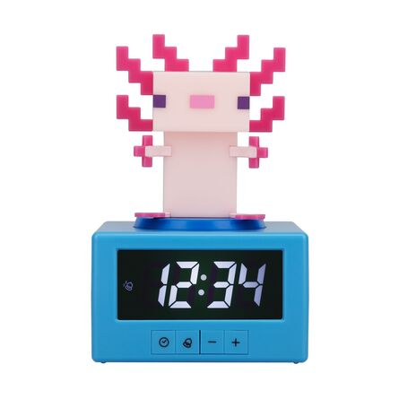 Επιτραπέζιο Ρολόι με Ξυπνητήρι Paladone Icons: Minecraft - Axolotl Alarm Clock (PP15043MCF)