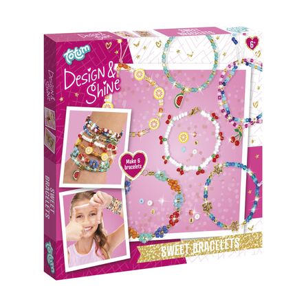Σετ Χειροτεχνίας Totum: Design & Shine - Sweet Bracelets (TT028210)