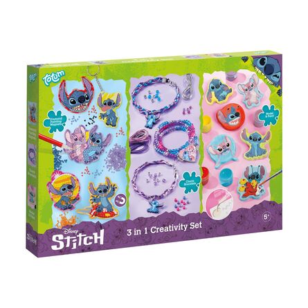 Σετ Χειροτεχνίας Totum: Disney Stitch - 3 In 1 Creativity Set Model & Paint (TT700161)