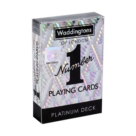 Τράπουλα Winning Moves: Waddingtons No.1 - Platinum Playing Cards (35521)