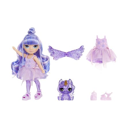 MGA Rainbow High: Rainbow Fantasy Fairies - Amethyst Willow Doll (543435)