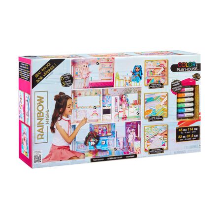 Κουκλόσπιτο MGA Rainbow High: Color & Playhouse - Playset (543077)