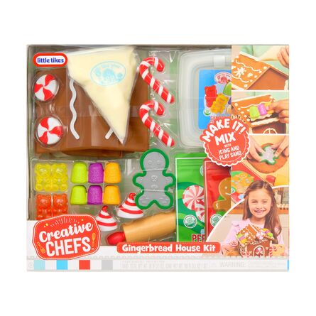 Παιχνίδι Μαγειρικής Little Tikes Creative Chef - Gingerbread House Kit (643446)