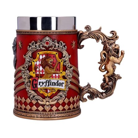 Ποτήρι Μπύρας Nemesis Now: Harry Potter - Gryffindor Hogwarts House Tankard(15.5cm)