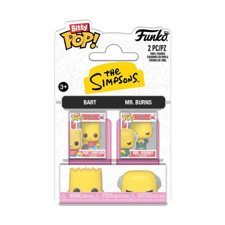 Φιγούρες Funko Bitty Pop! 2-Pack: The Simpsons - Bart Simpson & Mr. Burns