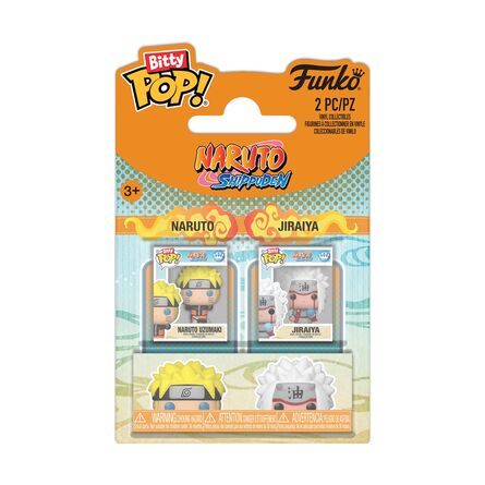 Φιγούρες Funko Bitty Pop! 2-Pack: Naruto Shippuden - Naruto & Jiraiya