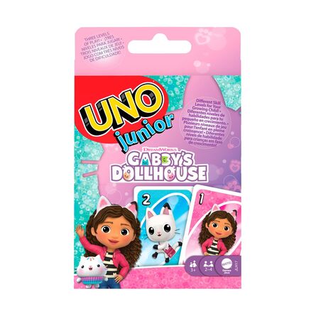 Επιτραπέζιο με Κάρτες Mattel Uno: Uno Junior - Gabby's Dollhouse (JLH17)