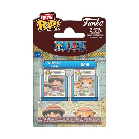 Φιγούρες Funko Bitty Pop! 2-pack: One Piece - Monkey D. Luffy &amp; Nami