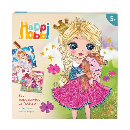 Σετ Χειροτεχνίας AS Happi Hobbi: Art Glitter Fantasy (1038-21046)