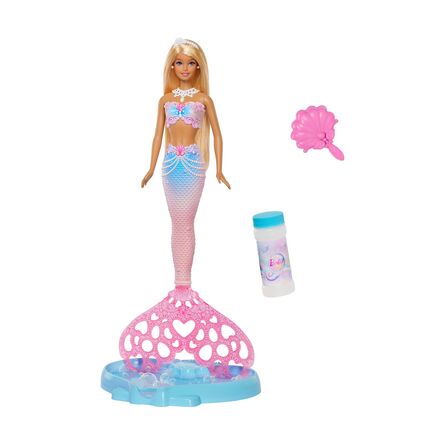 Κούκλα Mattel Barbie: Fantasy Fairytale World - Barbie Mermaid with Bubbles (JLW56) *