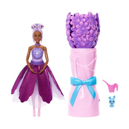 Κούκλα Mattel Barbie: Petal Pop - Purple Daisy (JMF58)
