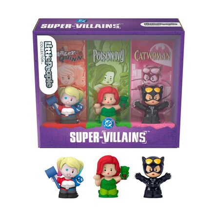 Μινιατούρες Fisher-Price: Little People: Licensed Collectible Figures - DC Villains 3 Figures (JKR80)