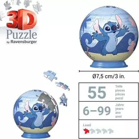 Ravensburger 3D Puzzle: Stitch (54pcs) (7402311597)