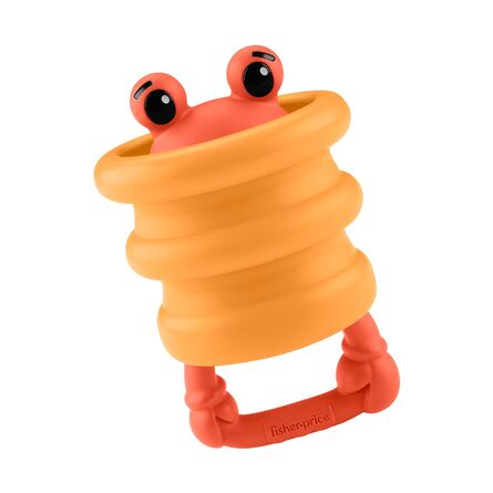 Fisher-Price: Squishseas Silicone - Crab Rattle (JHB55)