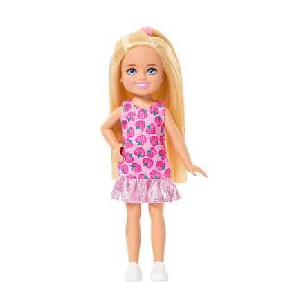 Κούκλα Mattel Barbie: Family &amp; Friends - Club Chelsea Strawberry Mini Doll (JJB33)