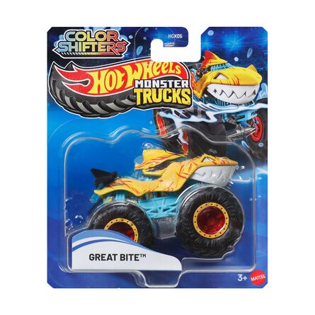 Mattel Hot Wheels Monster Trucks: Color Shifters Great Bite Vehicle (JHY95)