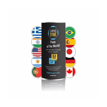 Εκπαιδευτικό Παιχνίδι K-Toyz Learning Tubes: Flags Of The World (English Language) (LT-008)